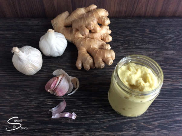 Knoblauch-Ingwer Paste | sweet &amp; spicy