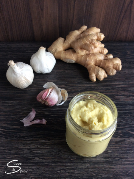 Knoblauch-Ingwer Paste | sweet &amp; spicy