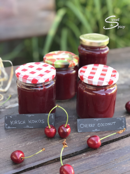 Kirsch Kokos Marmelade | sweet &amp; spicy